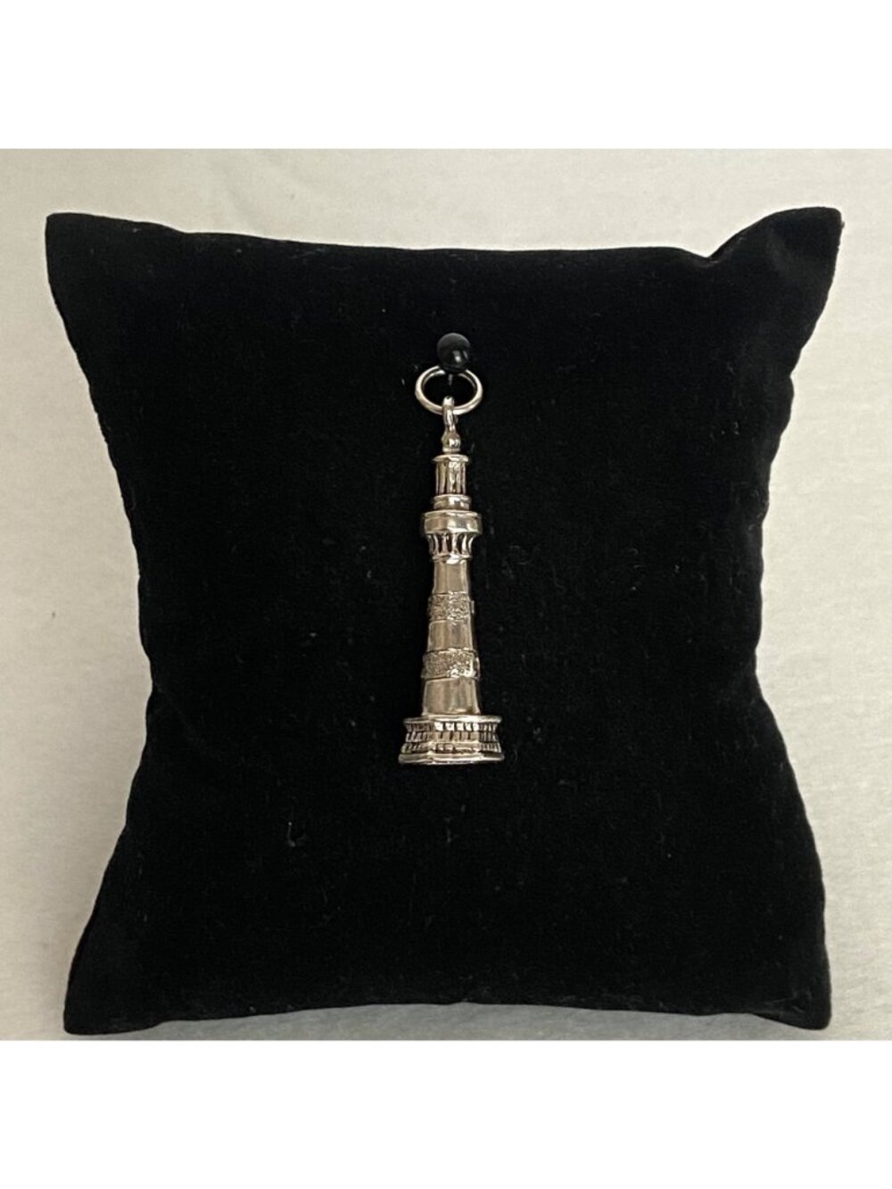 Sterling Silver 925 Maritime Nautical Lighthouse Pendant Charm - Picture 2 of 15